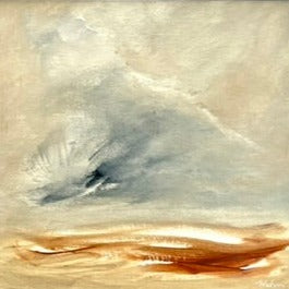 Ars Poetica | 12"x12" Painting in 16"x16" Mat