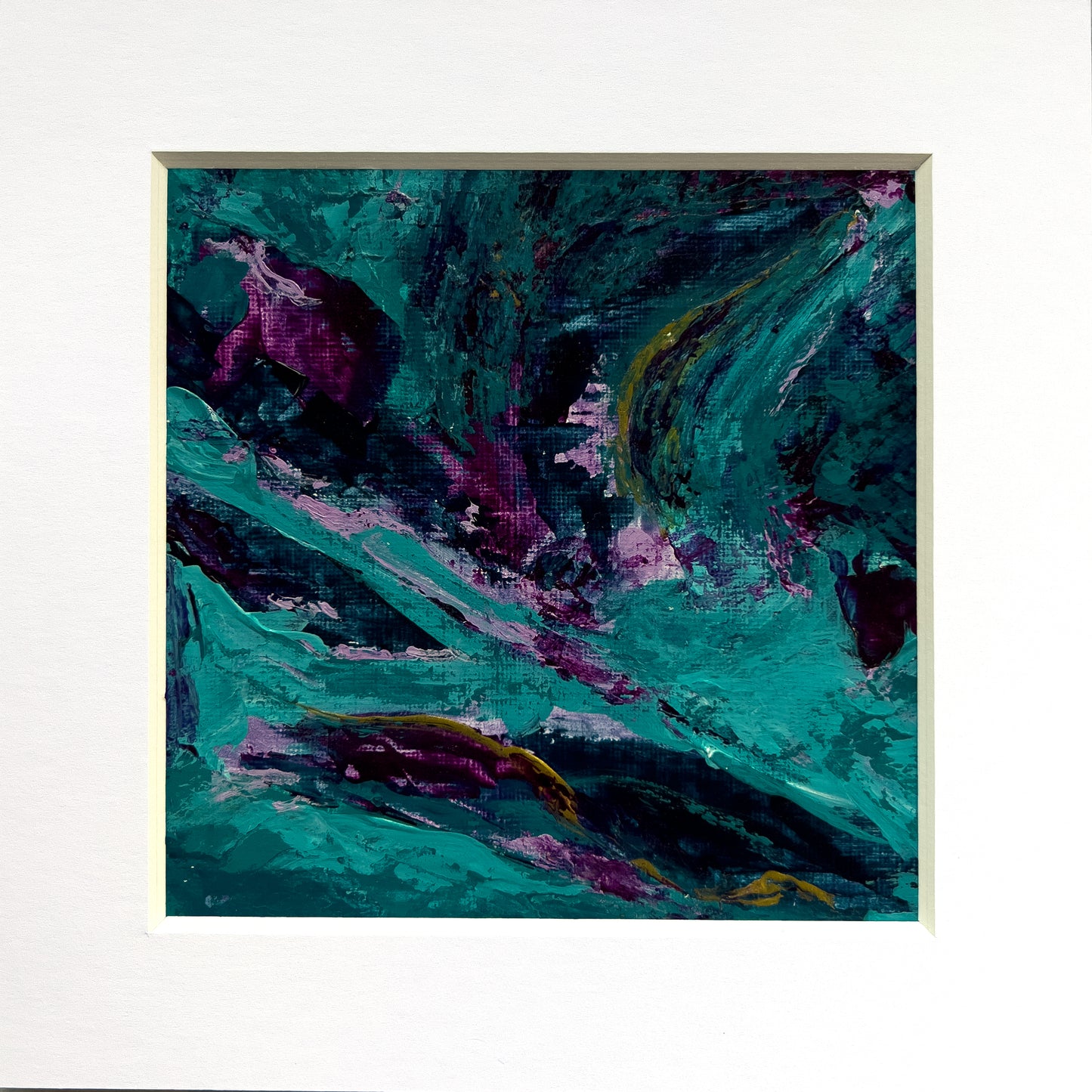 Somebody to Love | 5.5" x 5.5" Painting in 8"x8" Mat